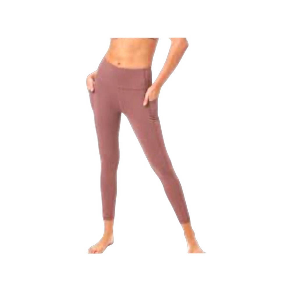 Gottex High-Rise Yoga Leggings w/ Pockets | Mauve | Women’s M